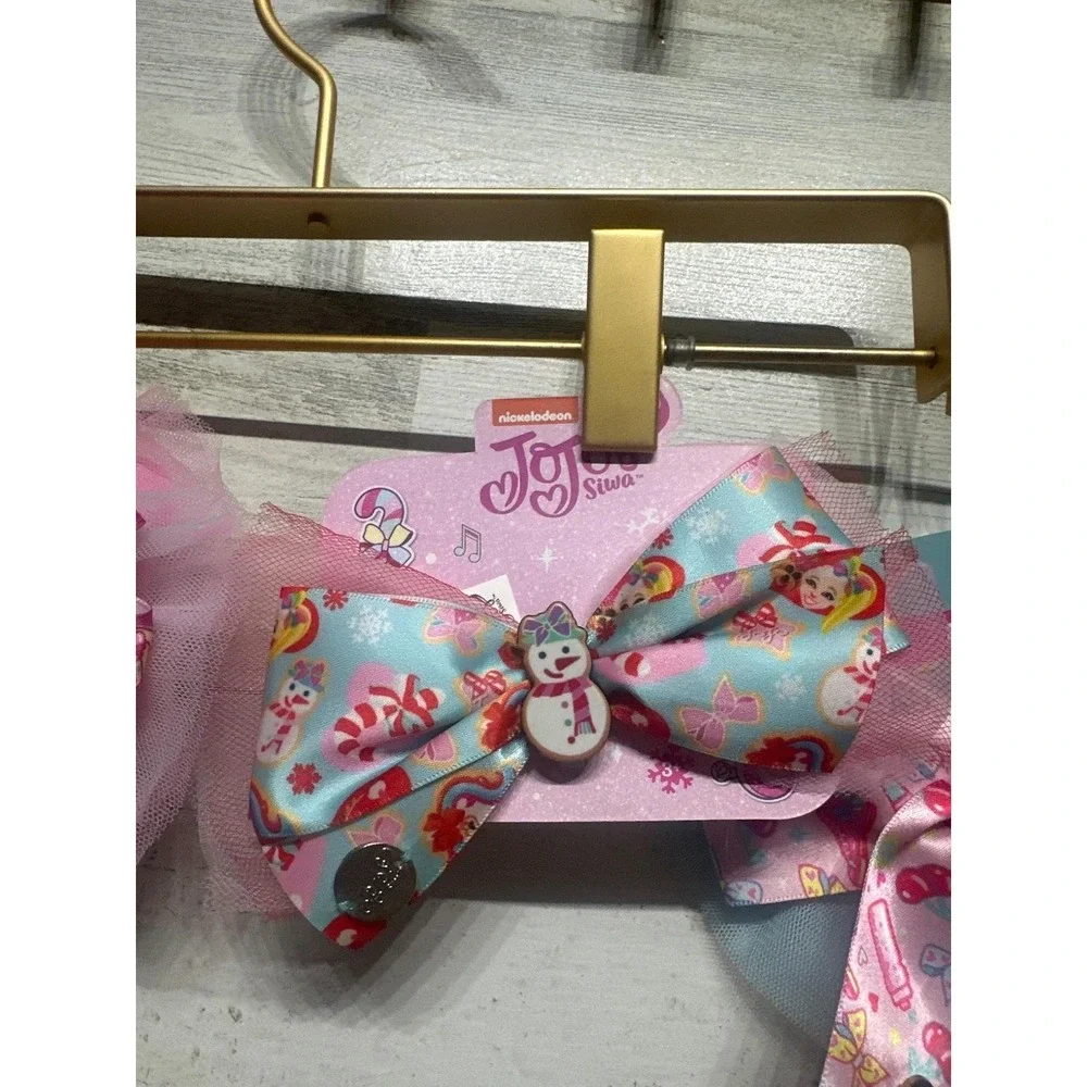 JoJo Siwa Hair Bows Girls OS Multicolor Signature Large 5pc Bundle NWT